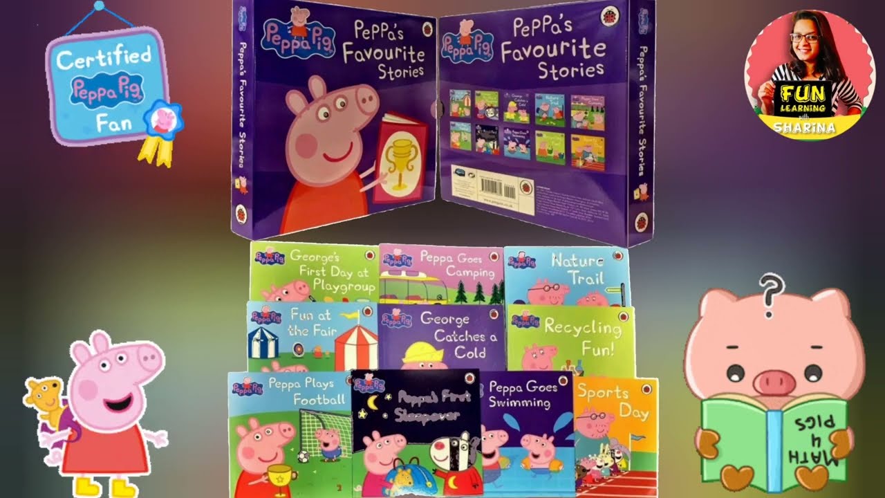 Любимые истории Пеппы - Веселье на ярмарке #funlearningwithsharina #peppa #peppapig #story #reada...