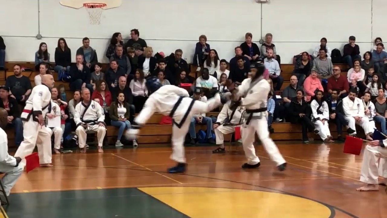 2019 Greenwich Tang Soo Do Championships | Black Belt Grand Champion Sparring Match
