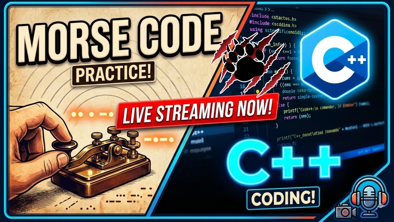 Morning Coffee + Morse Code + Learning C++ | Ep.1
