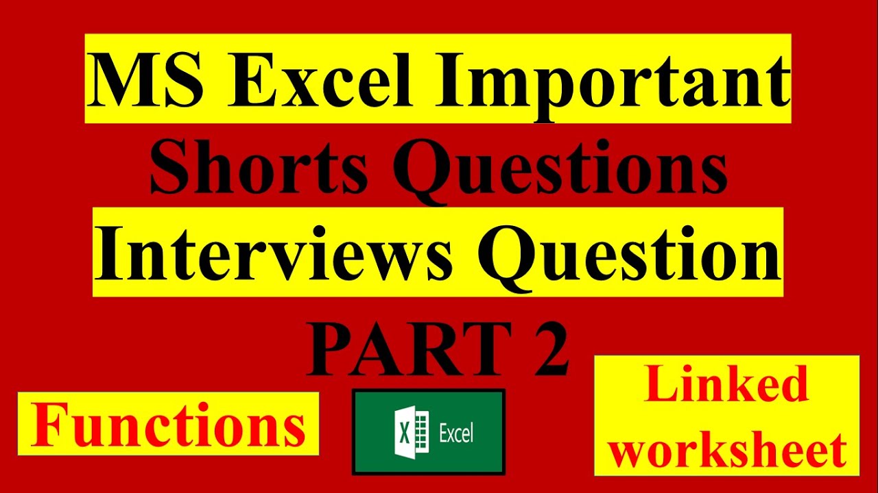 Functions in MS Excel | Spread Sheet |Chapter 9 important Short Question| Part 2| ICS