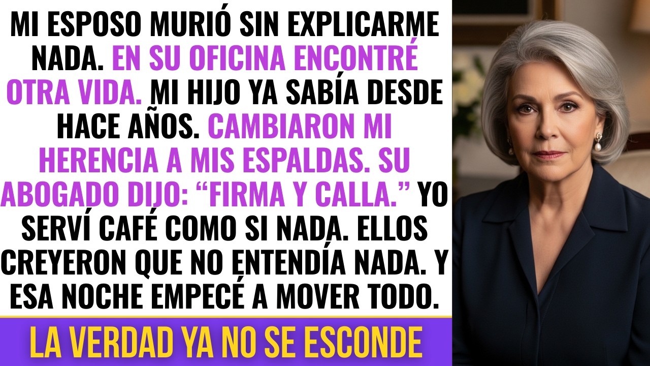 Mi esposo murió… pero al revisar sus cosas descubrí lo que mi propio hijo ya sabía