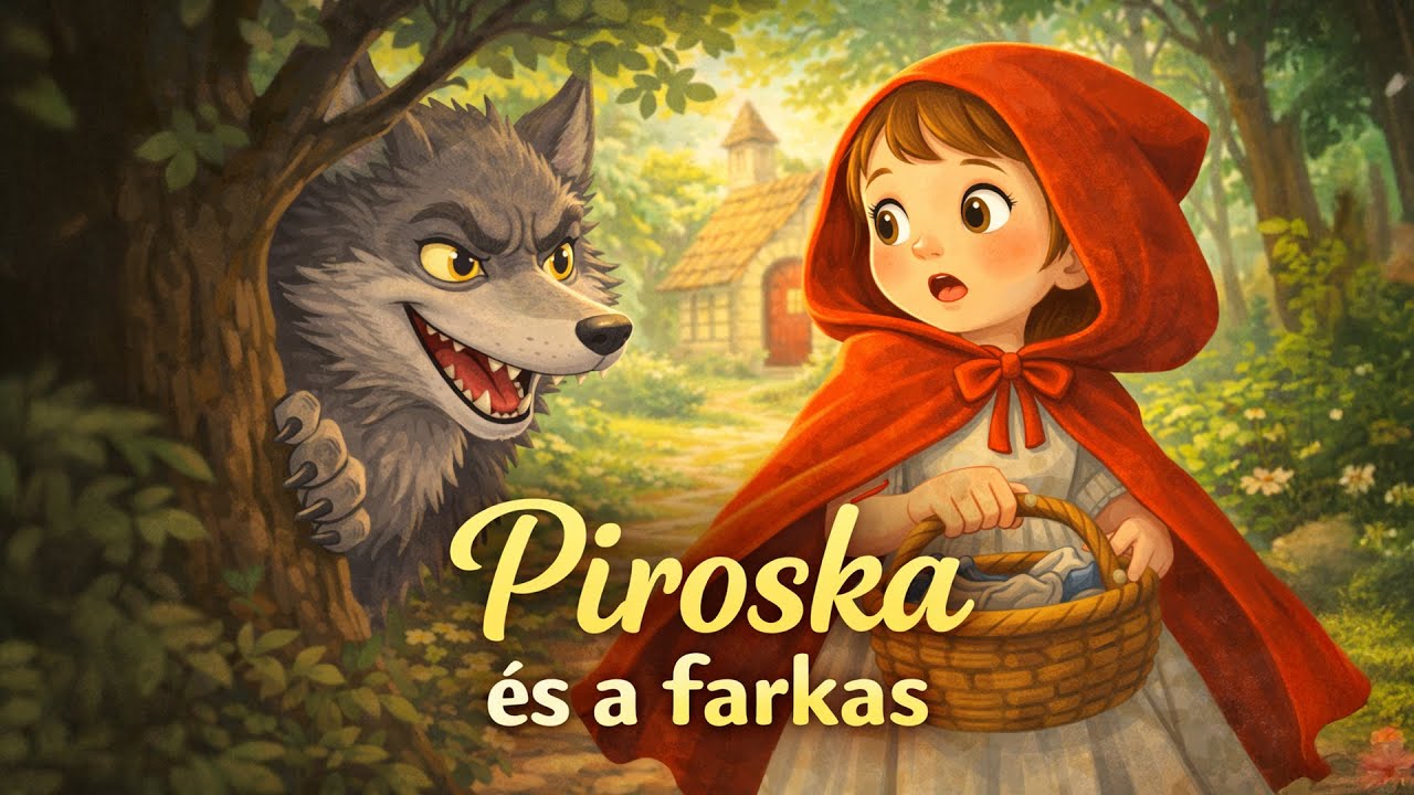 Piroska és a farkas 🐺🔴 | Klasszikus mese gyerekeknek | Nyugodt esti mese 🌙