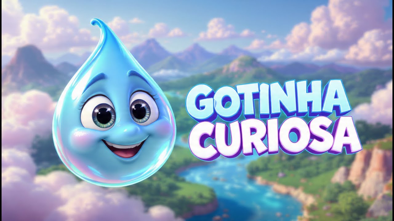 Gotinha Curiosa | Música Infantil Educativa 3D sobre o Ciclo da Água