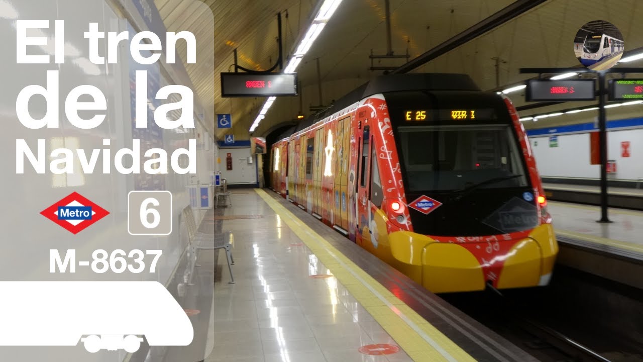 ¡Vuelve el Tren de la Navidad! | Metro de Madrid L6