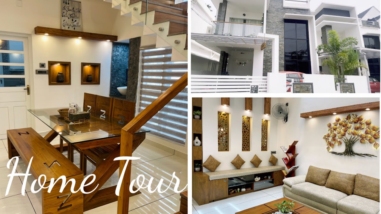 Home Tour || 4 cent Luxury Home||Latest Designer Home|| Malayalam.