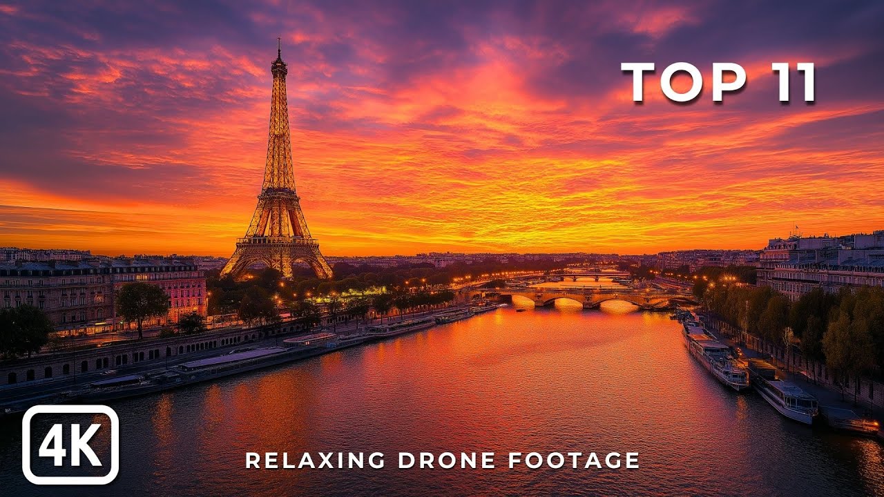 11 Most BEAUTIFUL Cities in the World 4K - Drone Journey