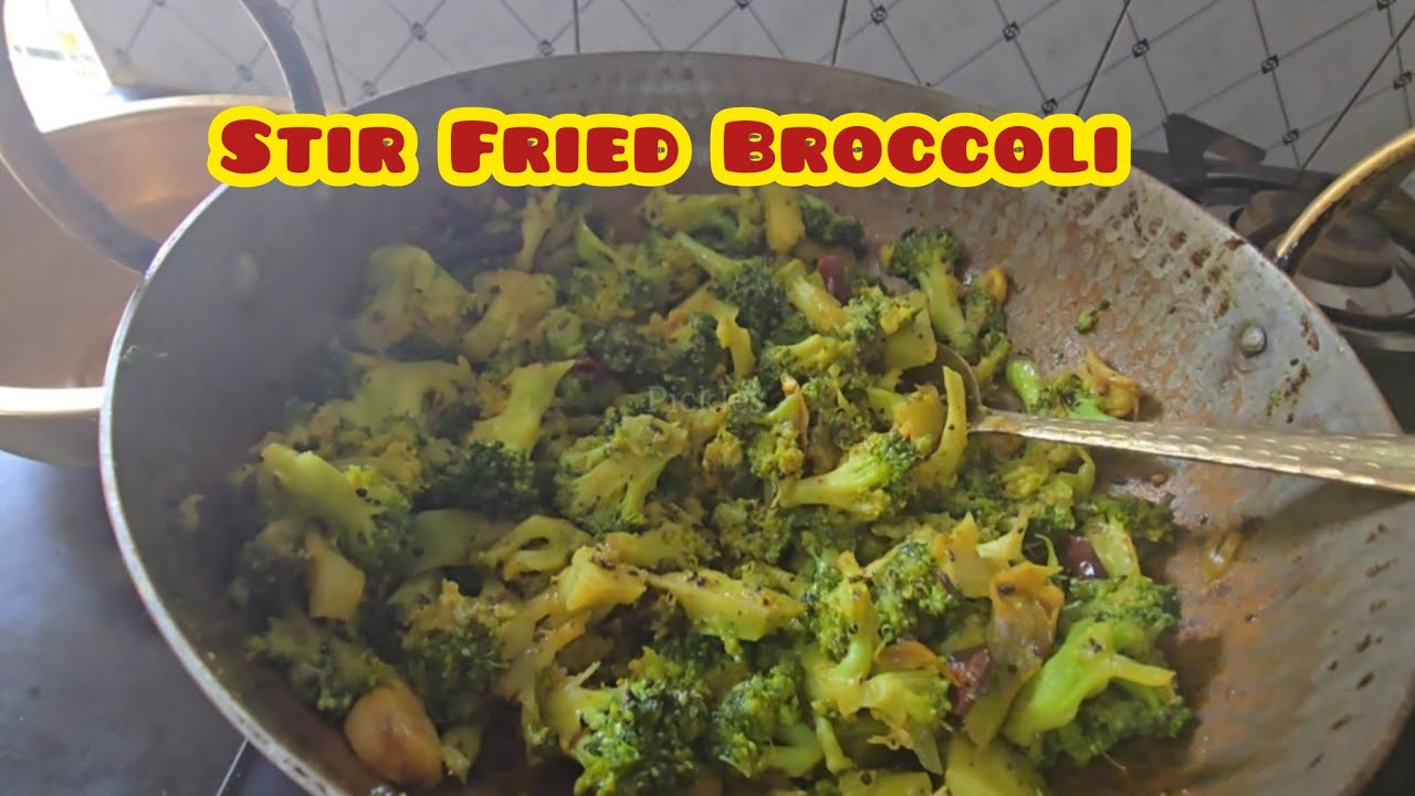 Easy 10 minutes Stir Fried Broccoli with Pepper Powder | Without Masala Broccoli Recipe | Healthy