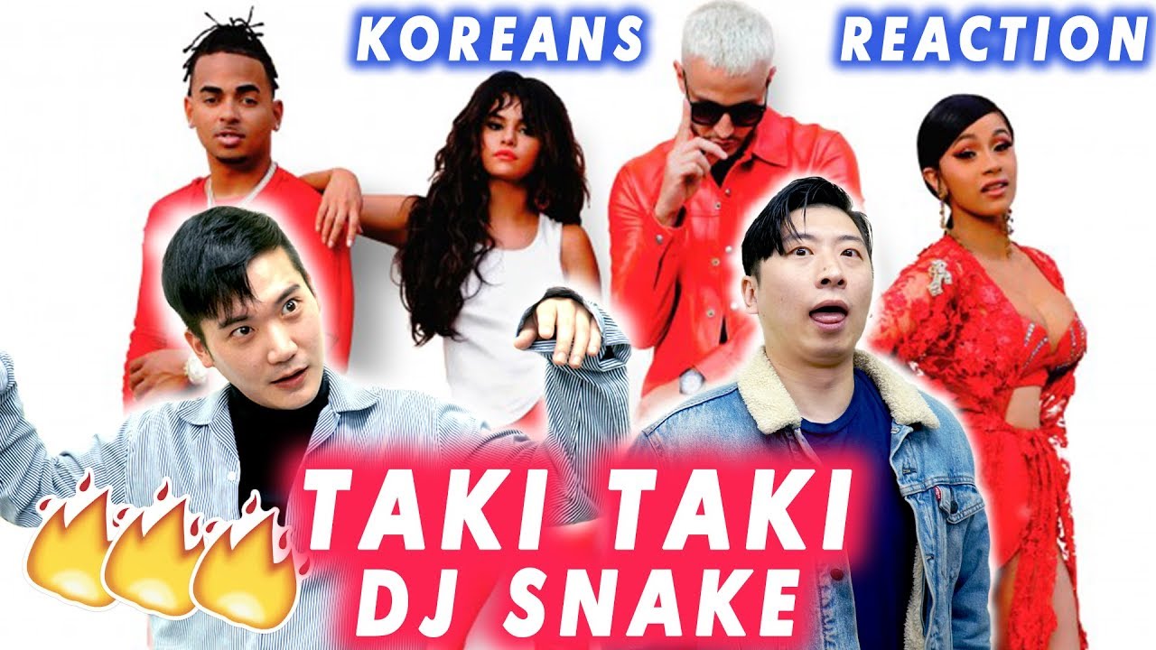 [ENG Sub]🔥🔥 KOREAN BOYS React To DJ Snake - Taki Taki ft. Selena Gomez, Ozuna, Cardi B