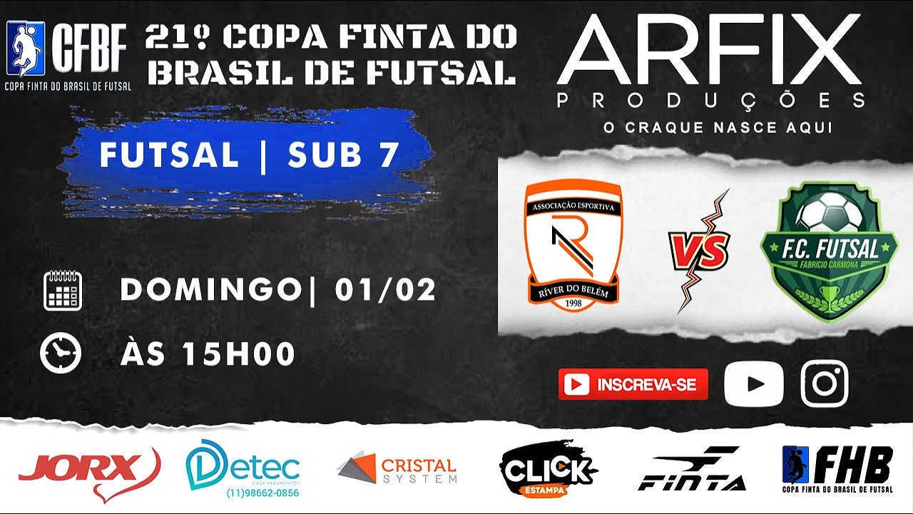 RIVER DO BELEM x FC FUTSAL | FUTSAL - SUB 7