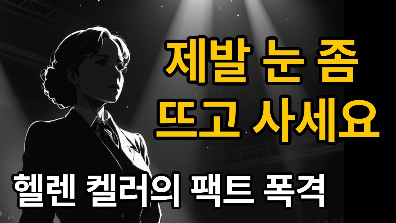 사지 멀쩡한 당신이 인생 망치는 진짜 이유 (헬렌 켈러)