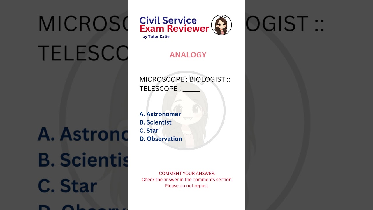 ANALYTICAL  ABILITY | CIVIL SERVICE EXAM #civilserviceexam #civilservicepreparation #cse