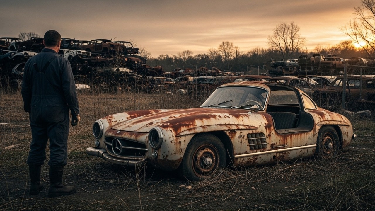 ASMR Car Restoration | Full Rebuild of Silver 1954 Mercedes-Benz 300 SL Gullwing
