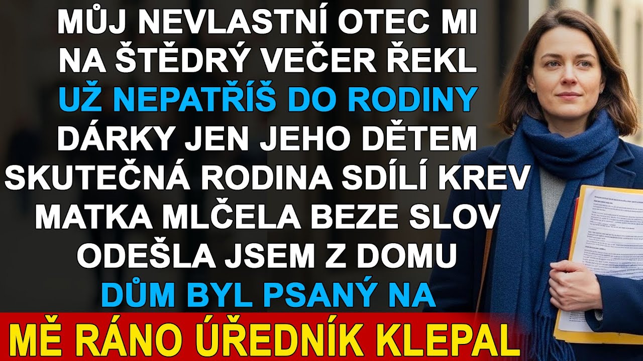 „Skutečná rodina sdílí krev,“ řekl nevlastní otec přede všemi u štědrovečerního stolu