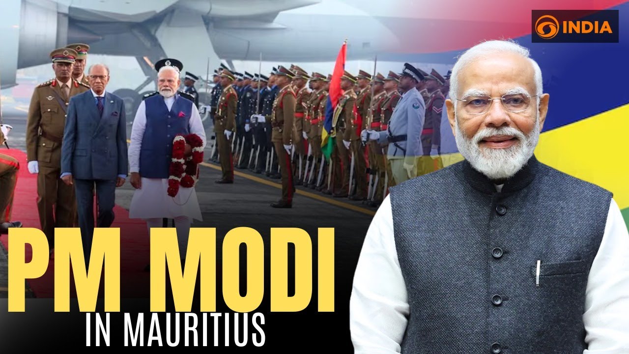 PM Modi in Mauritius |  India - Mauritius Friendship | DD India