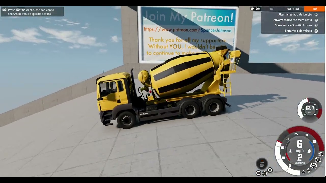 Destruição de carros vs Resistência em descida BeamNG.Drive