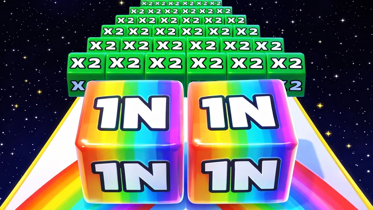 😂 Happy Cubes 2048 to 1 TRILLION 🔥 Jelly Run 🆚 Death ☠️ Puzzle 2048 Gameplay Ep-230