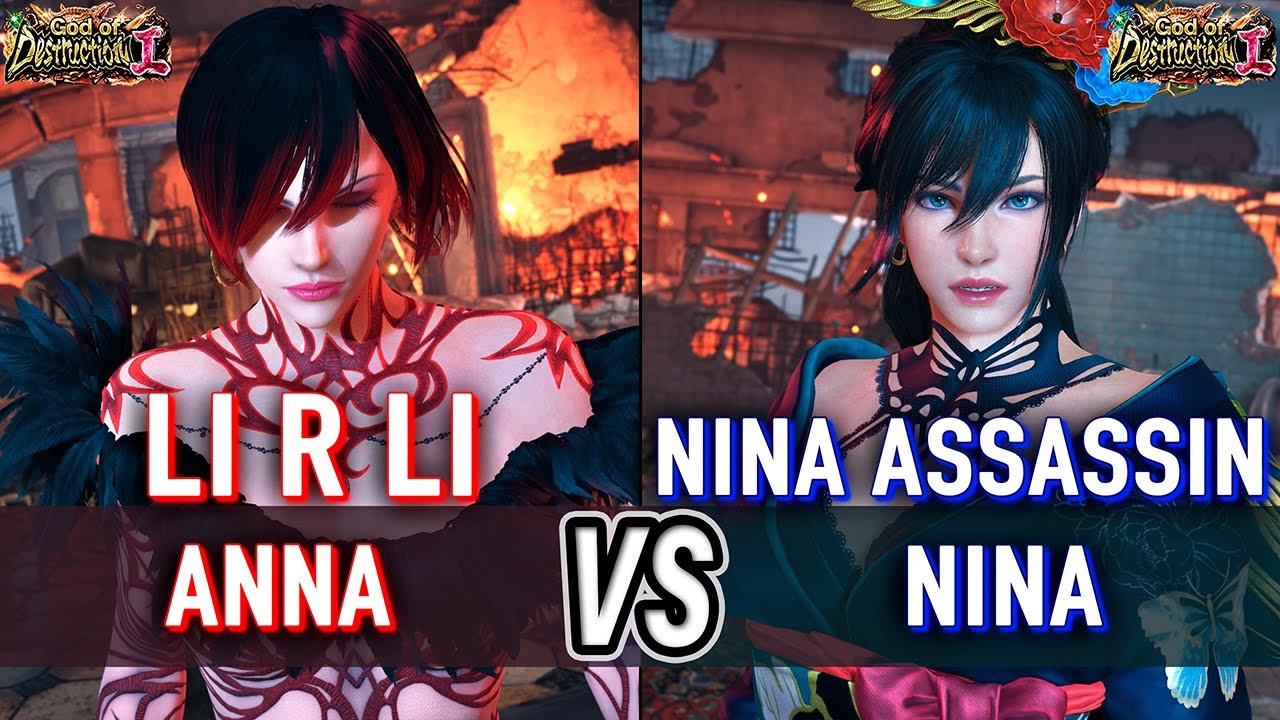 T8 🔥 LI R LI (Anna Williams) vs NINA ASSASSIN (Nina Williams) 🔥 Tekken 8 High Level Gameplay