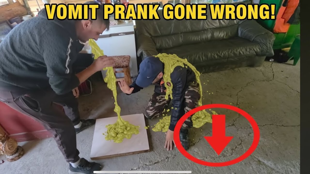 A FOST GROAZNIC! Am vomitat PE CORNEL 😱 (reacția lui e de neuitat)