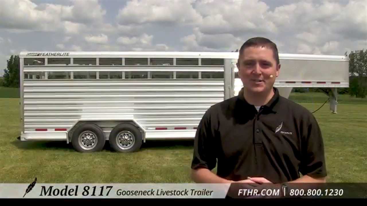 Tour the Economical Model 8117 Livestock Trailer from Featherlite