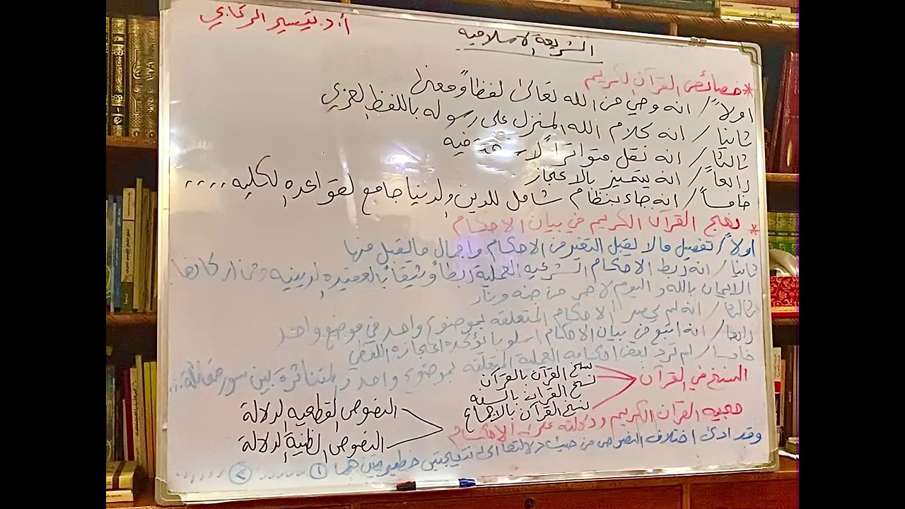 مصادر القاعدة الشرعية  المحاضرة ( القرآن الكريم ج2) 13 ،14