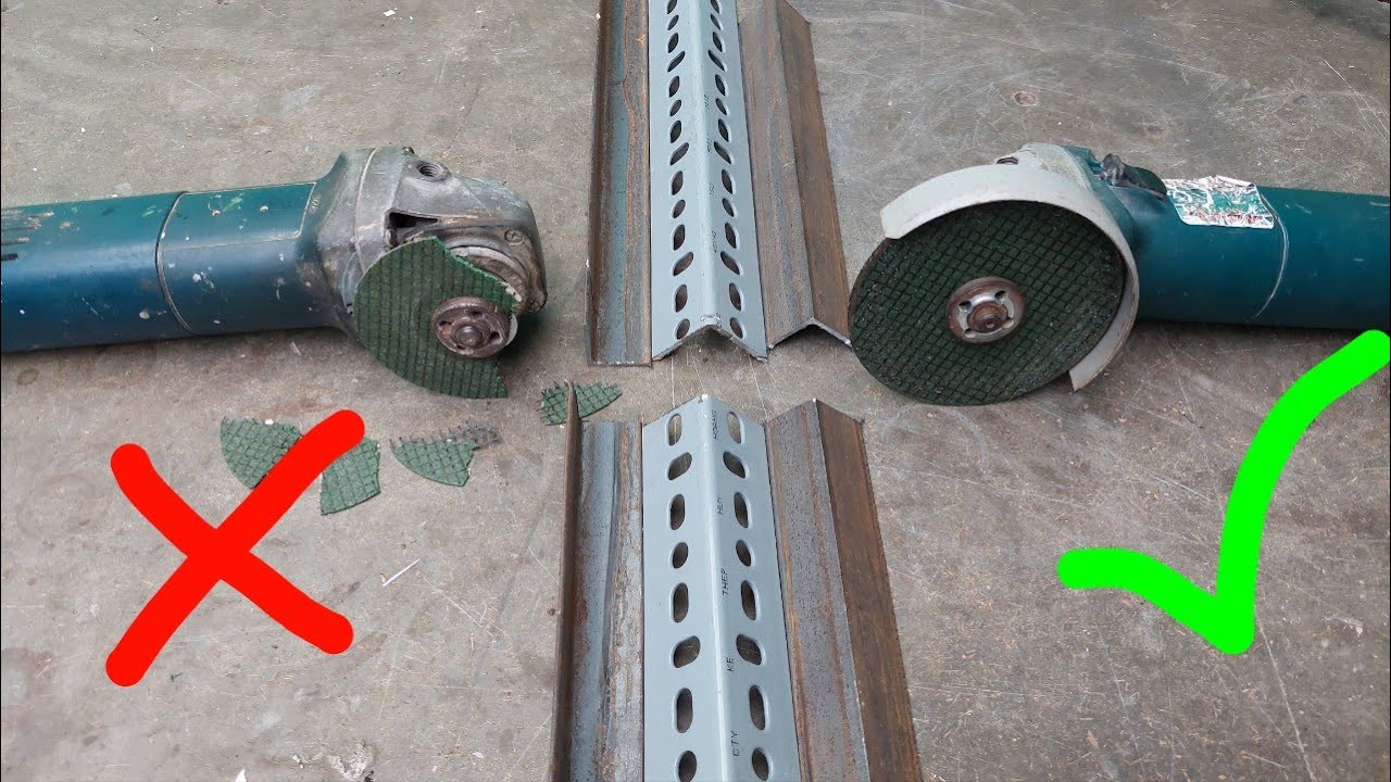 Cách cắt sắt V bằng máy cắt cầm tay tránh vỡ đá cho mọi người l Máy cắt sắt l Vỡ đá cắt,