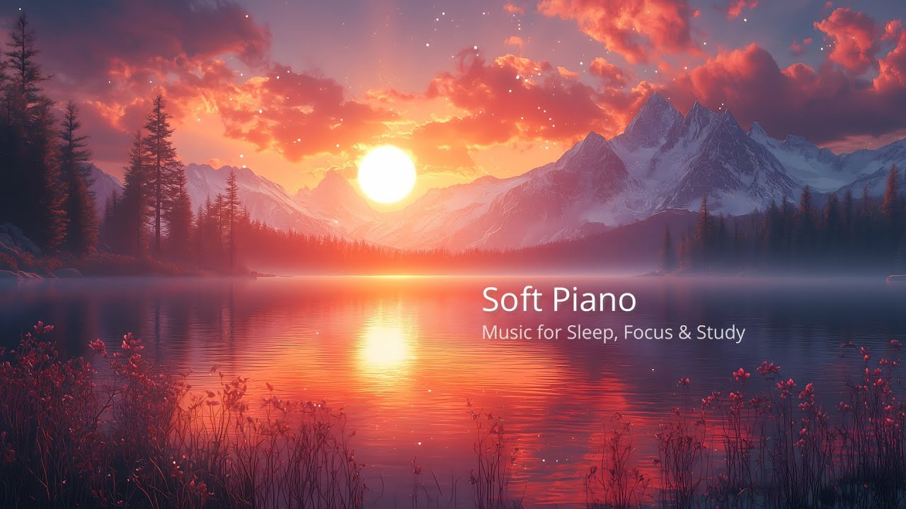 Relaxing Piano Music 2025: Soft Piano, Sleep Music, Stress Relief, Focus, Calming Music for Studying