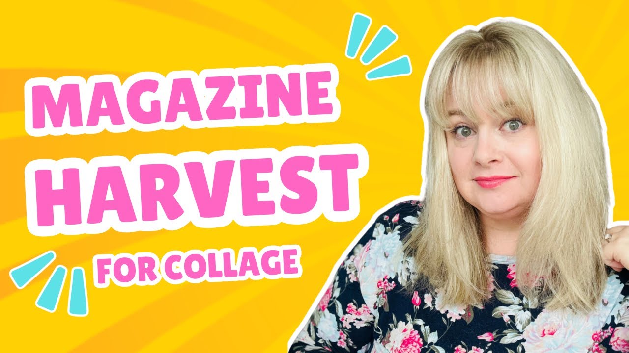 Magazine Harvest + 2 new books from the DT for glue books! #gluebook