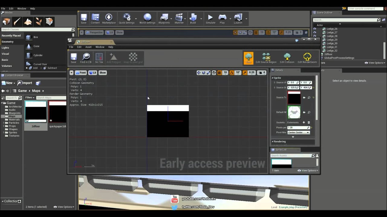 Unreal Engine 4 Tutorial - Paper 2D Sprite