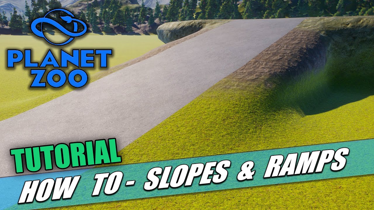Planet Zoo Tutorial  - How to make Perfect Slopes and Ramps