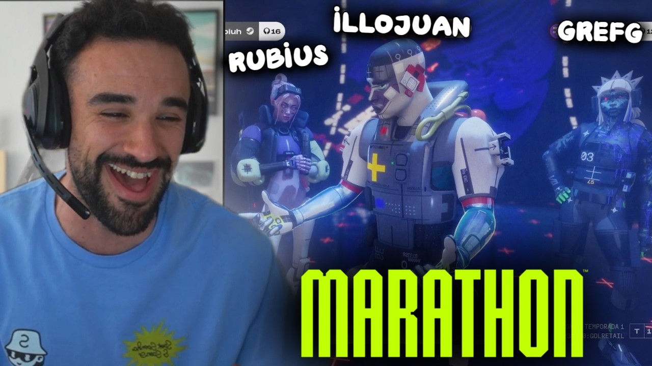 Illojuan Juega Marathon con Grefg y Rubius *Momentos Divertidos*