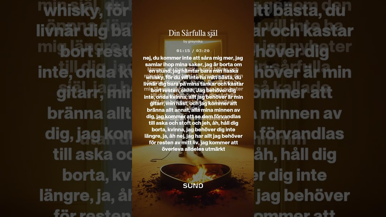 Din Sårfulla själ,Dansband