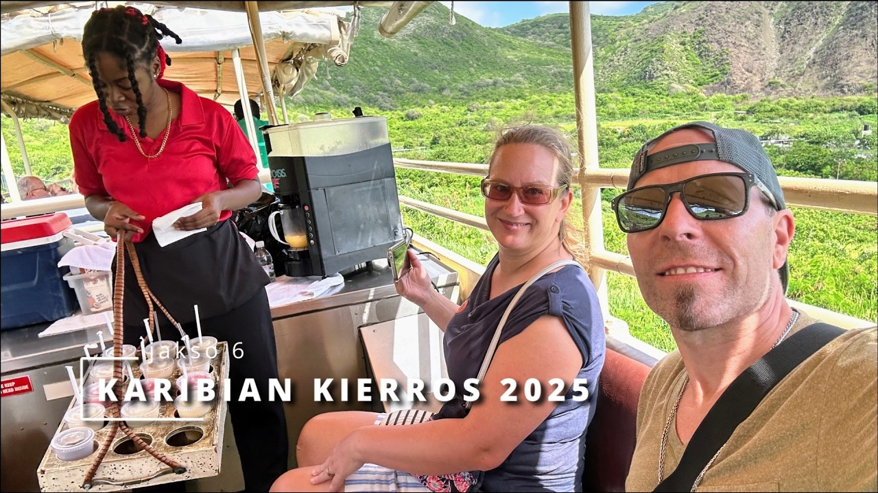 Karibian kierros 2025 jakso 6 – Saint Kitts | Uniikki Scenic Railway & Basseterre