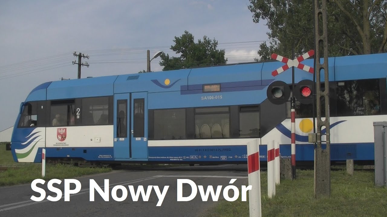 🇵🇱 Przejazd kolejowy / Railroad crossing [ SSP ] Nowy Dwór k. Ornety - dzwon KLD-4013