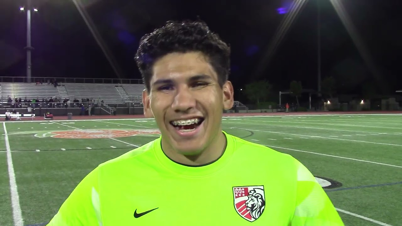 Nate Enriquez of Mater Dei Boys Soccer on Fifth Postseason Shutout, Big Saves in Regional Finals Win