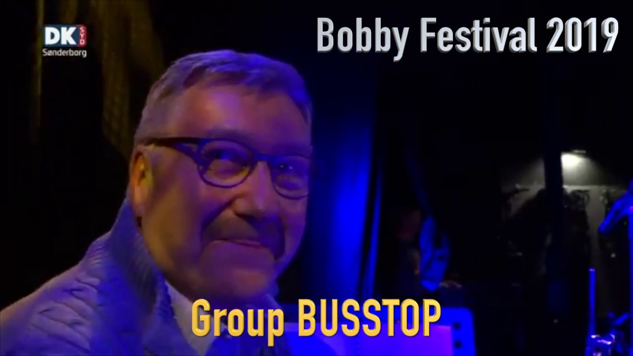 Group BUSSTOP at the Bobby Festival 2019 med TVSyd DK's  d&aelig;kning af  Bobby Festivalen 2019