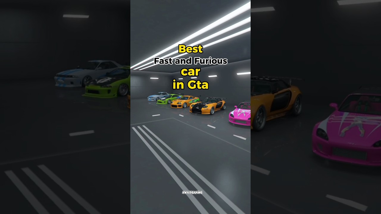Fast & Furious Cars in GTA 🔥. #gta5 #gta #grandtheftauto #edit