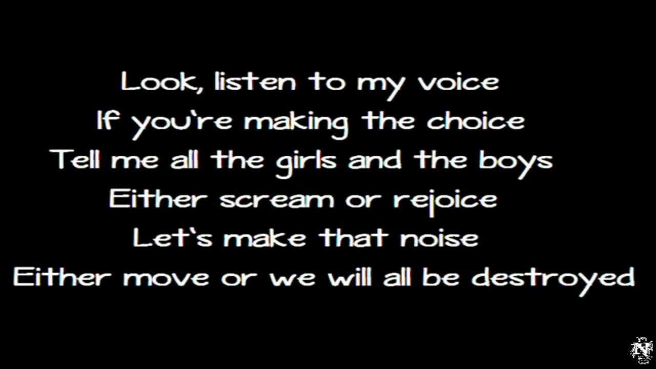 [Lyrics] - Thousand Foot Krutch - Move