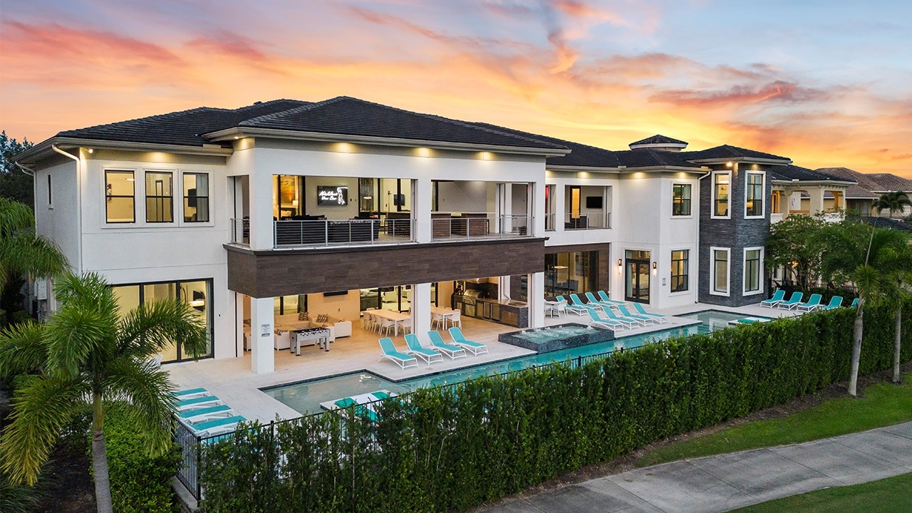 $7.7M Luxury Estate | 12 Bedrooms, Golf Course Views, & Resort-Style Living Near Disney!