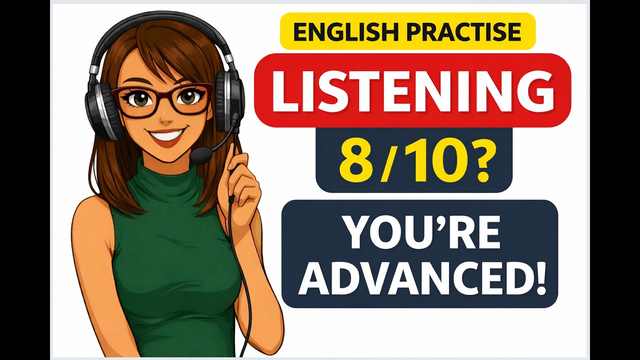 🎧 English Listening | You’re Advanced If You Score 8/10