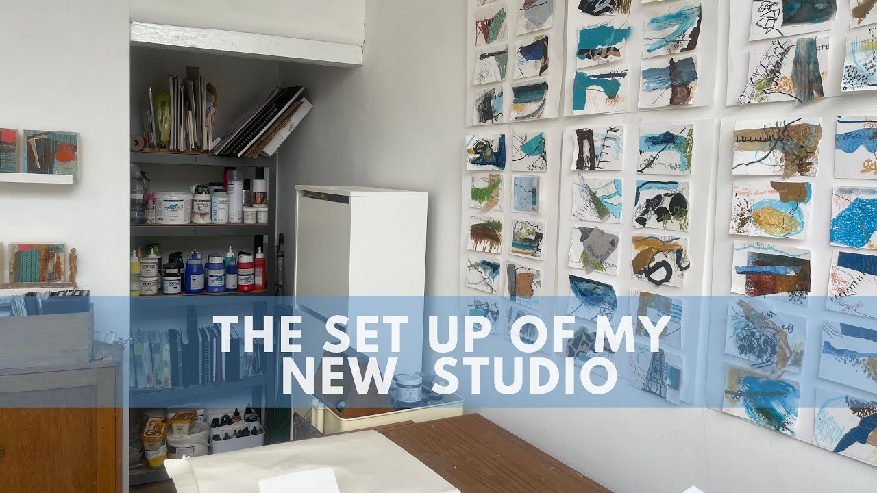 The set up of my new  studio