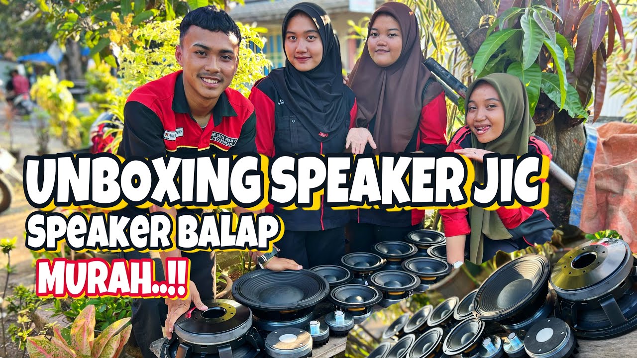 Dealer Resmi JIC Speaker | Unboxing SPEAKER Balap JIC Surabaya