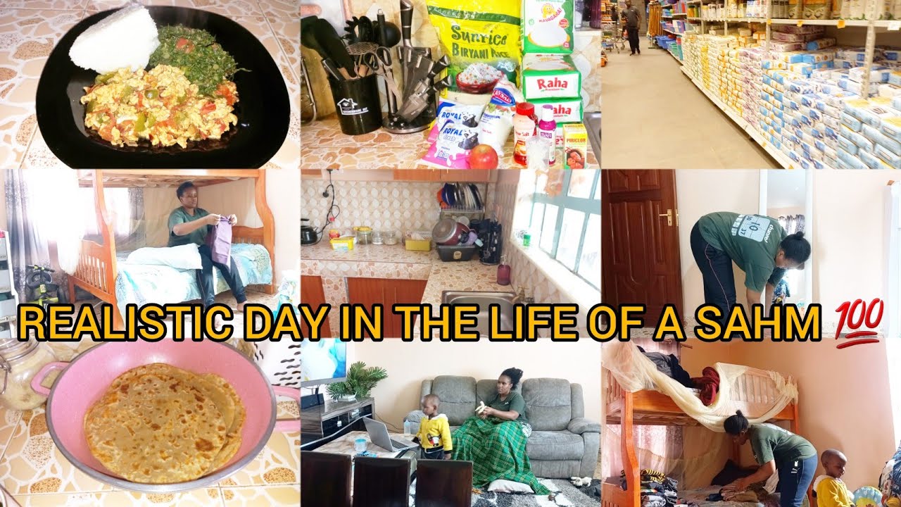 REALISTIC MORNING TO EVENING ROUTINE OF A KENYAN MOM 🌼|MEAL PREP|SHOPPING HAUL|HOMEMAKING✨️