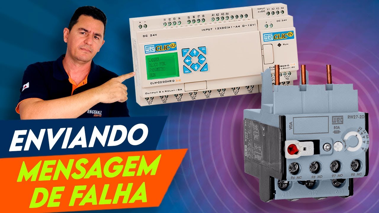 😏ENVIANDO uma MENSAGEM de FALHA para o CLP muito SIMPLES