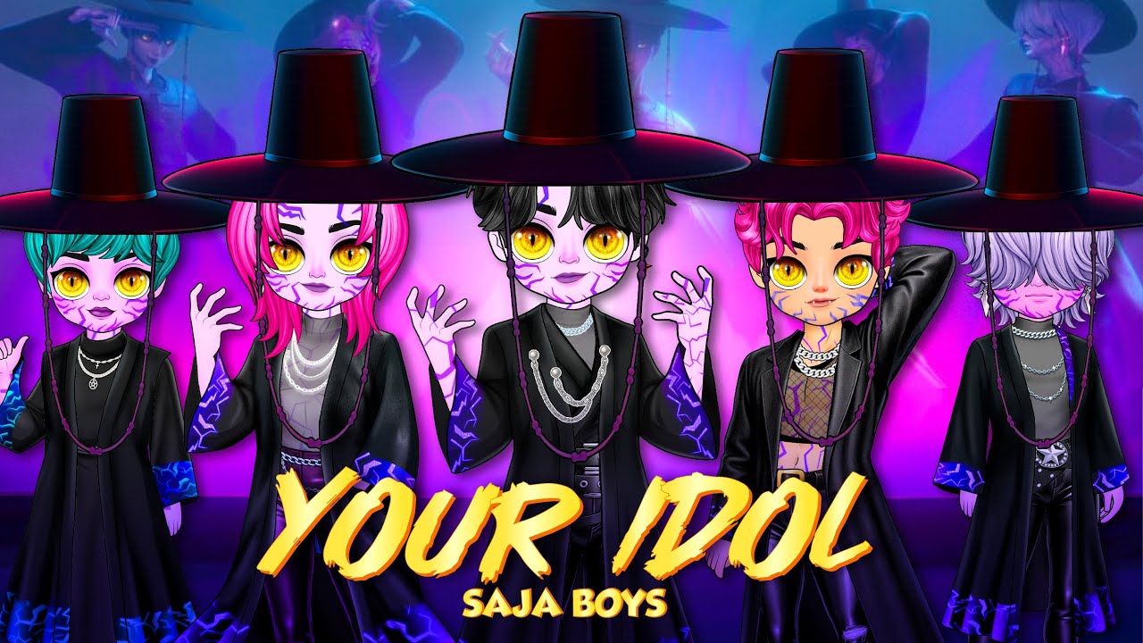 YOUR IDOL Looks for Saja Boys Group! K-Pop Demon Hunters Fashion | Best DIY Fashion Paper Dolls
