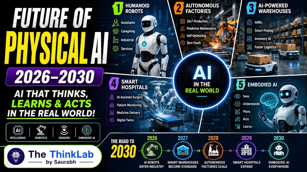 🚀 The Future of Physical AI (2026&ndash;2030) is Here!