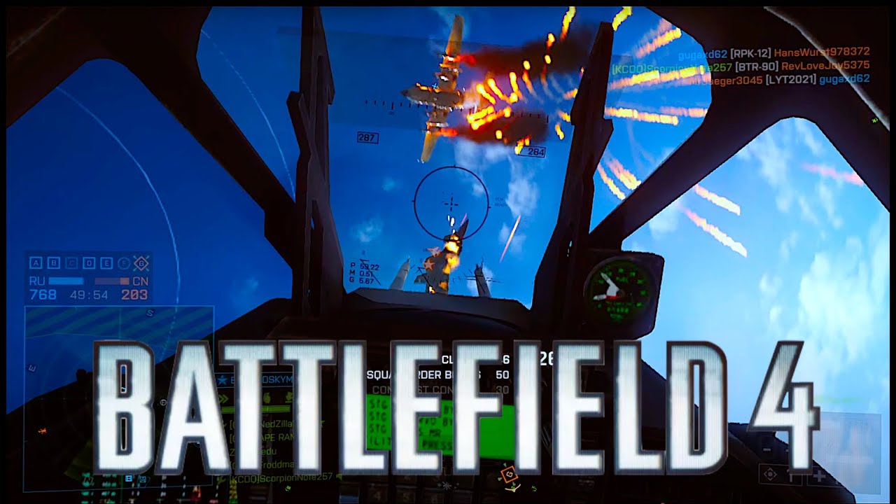 63-1 | Golmud Railway | Battlefield 4 | 4K Attack Jet Gameplay #51