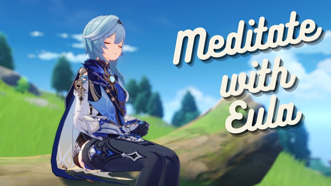 Eula Meditation - Windy Mountaintop - Game Sounds to Help Relax & Sleep (Genshin Impact OST)
