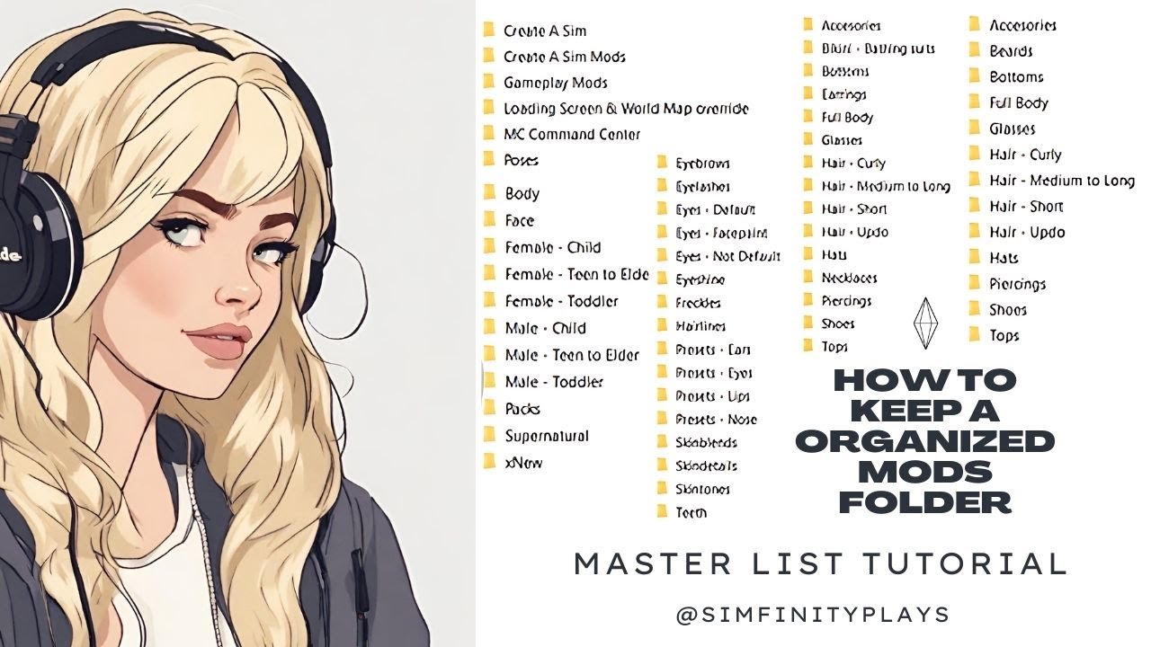 𝑯𝒐𝒘 𝒕𝒐 𝑲𝒆𝒆𝒑 𝑨 𝑶𝒓𝒈𝒂𝒏𝒊𝒛𝒆𝒅 𝑴𝒐𝒅𝒔 𝑭𝒐𝒍𝒅𝒆𝒓 | 𝑺𝒊𝒎𝒔 4 𝑻𝒖𝒕𝒐𝒓𝒊𝒂𝒍