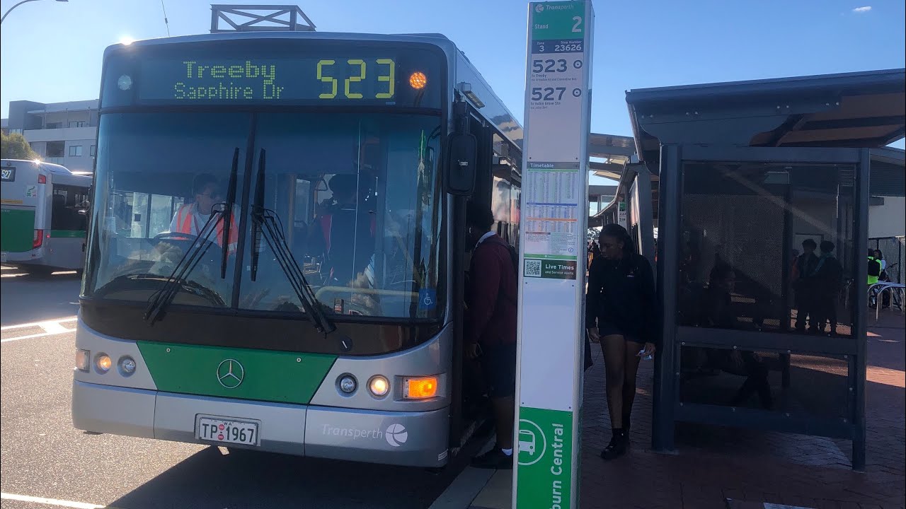 [Short Link] TP Bus Route No. 523 (TP1967) Cockburn Central Station to Treeby (Sapphire Drive)
