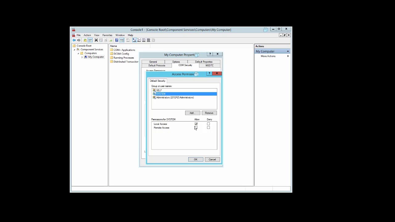 Mitel - How to set DCOM permissions
